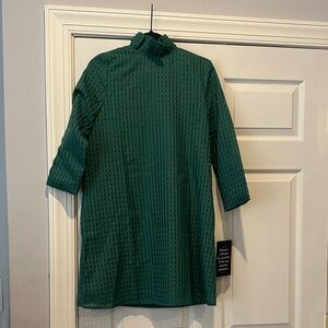 NWT XS Tuckernuck Green Dress Bow Back